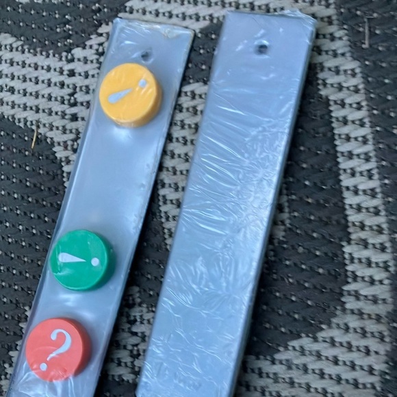 2 new IKEA wall mount stainless steel bar for magnets message / reminder board - Picture 6 of 10